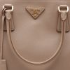 Prada  Galleria handbag  in pink leather saffiano - Detail D1 thumbnail