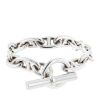 Bracelet Hermès Chaine d'Ancre grand modèle en argent - 00pp thumbnail