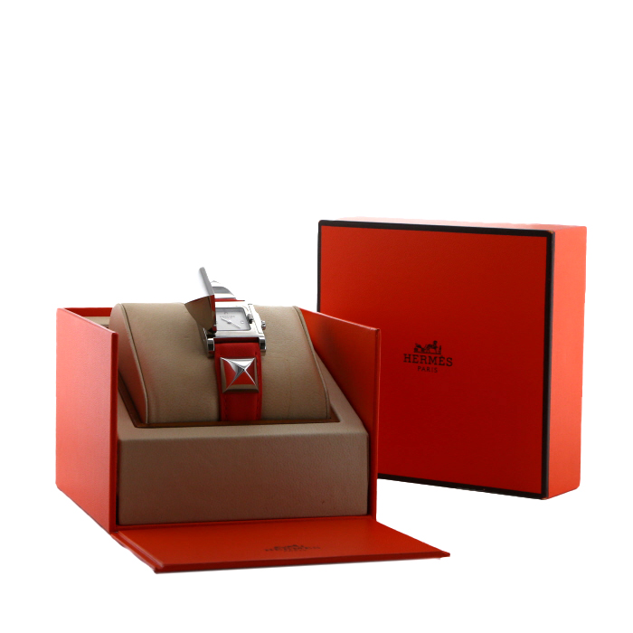 Montre Hermès Médor en acier Ref: Hermès - ME3.210  Vers 2006