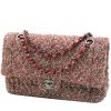 Borsa Chanel  Timeless Classic in tweed rosso e verde - 00pp thumbnail