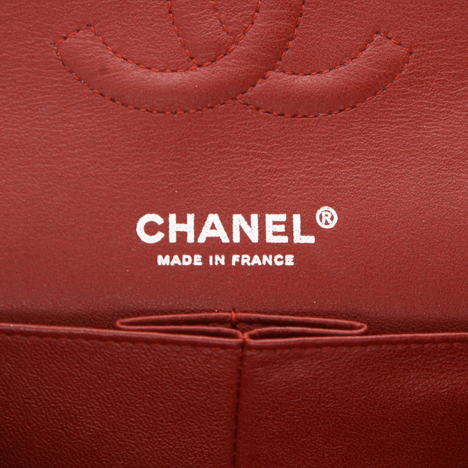 Borsa Chanel  Timeless Classic in tweed rosso e verde - Detail D2