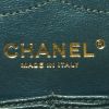 Chanel 2.55 shoulder bag  in metallic blue quilted leather - Detail D4 thumbnail