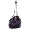 Bolso de mano Chanel  Chanel 2.55 en cuero irisado violeta - Detail D6 thumbnail