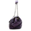 Chanel   handbag  in purple glittering leather - Detail D6 thumbnail