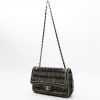 Chanel  Timeless small model  handbag  in green and beige tweed - Detail D3 thumbnail