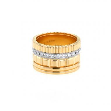 Boucheron Quatre Radiant Edition ring in yellow gold and diamonds
