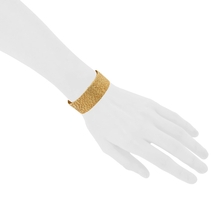 Bracciale  semi-flessibile Boucheron  in oro giallo - Detail D1
