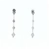 De Beers Radiance earrings in white gold and diamonds - 360 thumbnail
