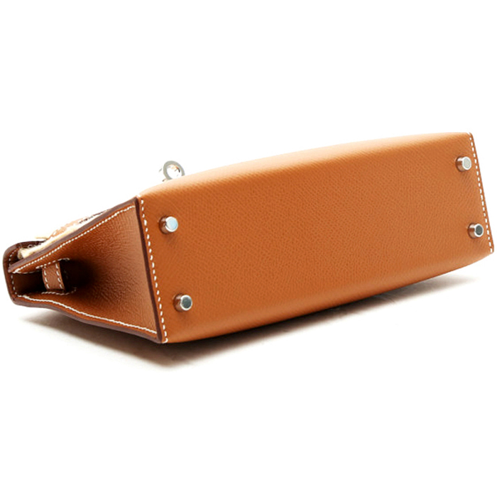 Borsa Hermès  Kelly 20 cm in pelle Epsom gold - Detail D6