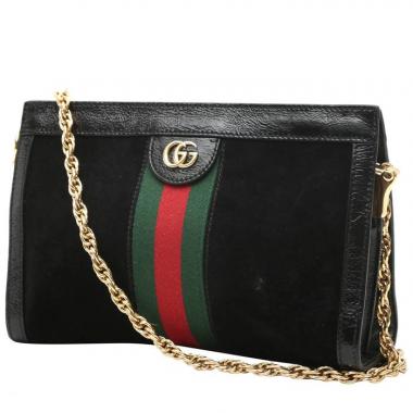 Gucci - Authenticated Betty Handbag - Leather Black Plain for Women, Very Good Condition