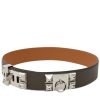 Hermès  Médor belt  in grey epsom leather - 00pp thumbnail