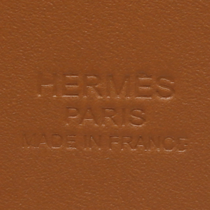 Hermès  Médor belt  in grey epsom leather - Detail D2