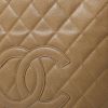 Chanel  Shopping GST handbag  in beige quilted grained leather - Detail D1 thumbnail