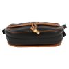 Hermès  Duffle shoulder bag  in black and gold Fjord leather - Detail D4 thumbnail