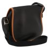 Hermès  Duffle shoulder bag  in black and gold Fjord leather - Detail D6 thumbnail