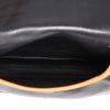 Hermès  Duffle shoulder bag  in black and gold Fjord leather - Detail D8 thumbnail
