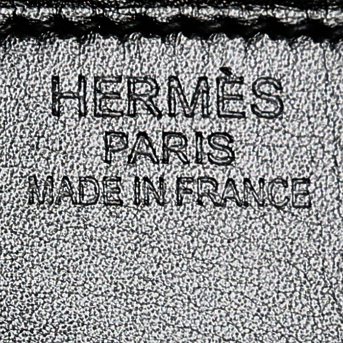 Hermès  Birkin So Black handbag  in black box leather - Detail D3