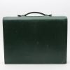Borsa portadocumenti Hermès  Sac à dépêches in pelle box verde kaki - Detail D8 thumbnail