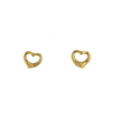 Orecchini a bottone Tiffany & Co Open Heart in oro giallo
