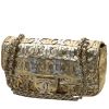 Chanel  Baguette handbag  in gold, silver and golden brown leather - 00pp thumbnail