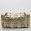 Chanel  Baguette handbag  in gold, silver and golden brown leather - Detail D8 thumbnail