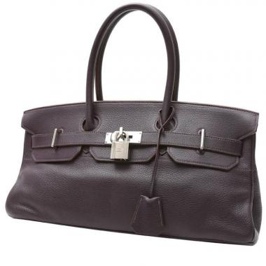 Birkin shoulder leather handbag Hermès Beige in Leather - 30884740