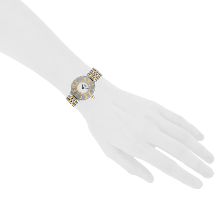 Reloj Cartier Must 21 de acero Ref: Cartier - 9011  Circa 1990 - Detail D1