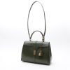 Bolso de mano Celine  16 en cuero verde - Detail D2 thumbnail