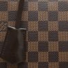Bolso de mano Louis Vuitton  Alma en lona a cuadros ébano y cuero esmaltado marrón - Detail D1 thumbnail