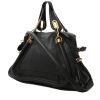 Chloé  Paraty shoulder bag  in black grained leather - 00pp thumbnail