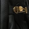 Chloé  Paraty shoulder bag  in black grained leather - Detail D1 thumbnail