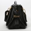 Chloé  Paraty shoulder bag  in black grained leather - Detail D6 thumbnail