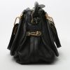 Chloé  Paraty shoulder bag  in black grained leather - Detail D7 thumbnail