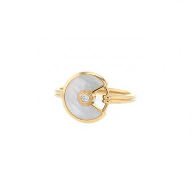 Anello Cartier Amulette in oro giallo e diamante