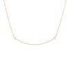 Tiffany 
Co Smile T large necklace in yellow gold and diamonds - 00pp thumbnail