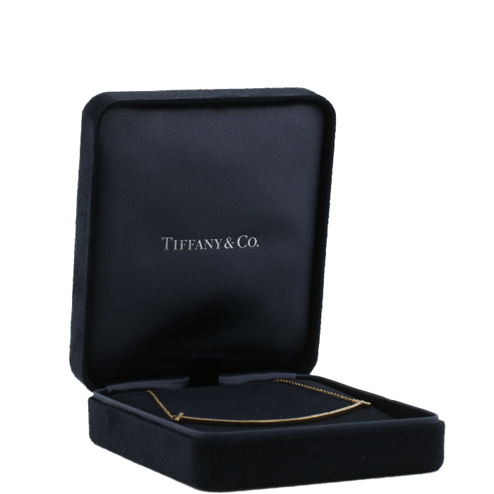 Collier Tiffany 
Co Smile T large en or jaune et diamants - Detail D2