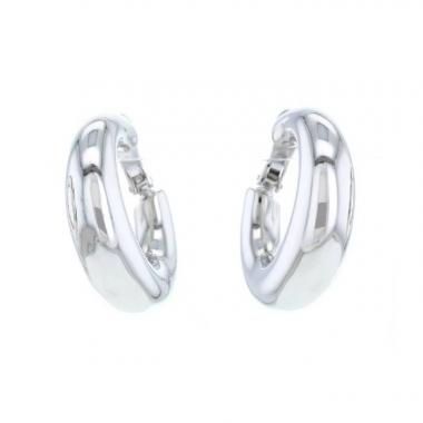 Par de criollas Chaumet Anneau de oro blanco