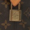 Bolso de mano Louis Vuitton  Lockit en lona Monogram marrón y cuero natural - Detail D1 thumbnail