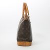 Bolso de mano Louis Vuitton  Lockit en lona Monogram marrón y cuero natural - Detail D6 thumbnail