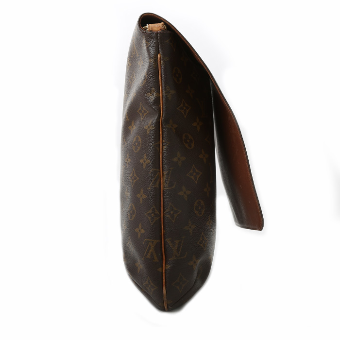 Louis Vuitton  Musette shoulder bag  in brown monogram canvas  and natural leather - Detail D7