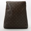 Bolso bandolera Louis Vuitton  Musette en lona Monogram marrón y cuero natural - Detail D8 thumbnail