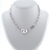 Dinh Van Menottes R15 necklace in white gold - 360 thumbnail