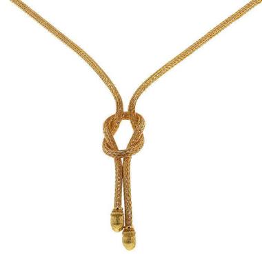 Collar Lalaounis Animal Head de oro amarillo