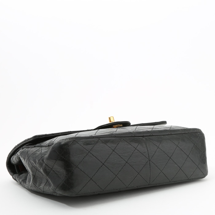 Bolso de mano Chanel  Timeless en cuero acolchado negro - Detail D5