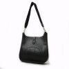 Hermès  Evelyne medium model  shoulder bag  in black Ardenne leather - Detail D2 thumbnail