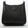 Hermès  Evelyne medium model  shoulder bag  in black Ardenne leather - Detail D8 thumbnail