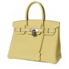 Hermès  Birkin 30 cm handbag  in Jaune Poussin togo leather - 00pp thumbnail