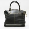 Louis Vuitton  Lockit handbag  in black leather - Detail D7 thumbnail