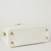 Louis Vuitton  Capucines BB shoulder bag  in white and yellow grained leather - Detail D5 thumbnail