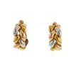 Poiray  earrings in yellow gold, pink gold and white gold - 360 thumbnail